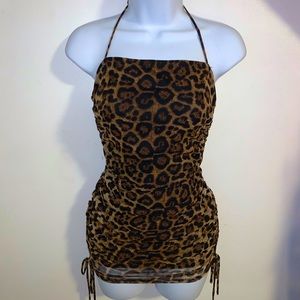 LEOPARD BODYCON DRESS SIZE ‘S’